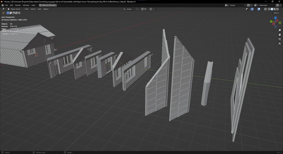 HO Scale suburban house_001