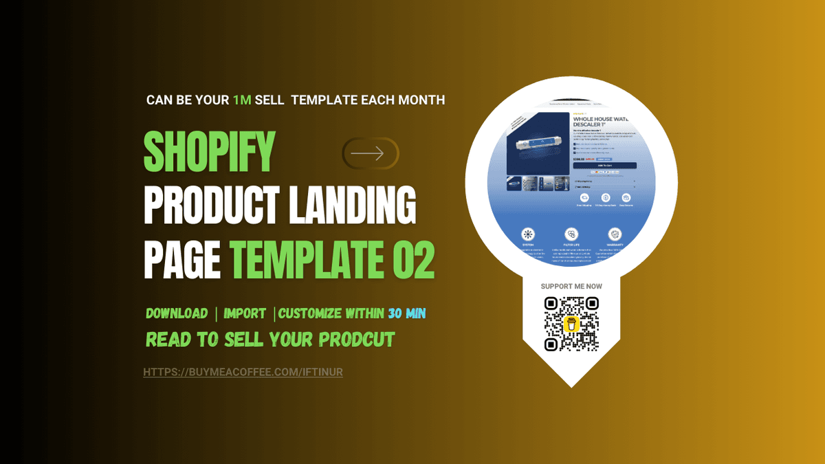 High Converting Pagefly Template for your Shopify product page design ...
