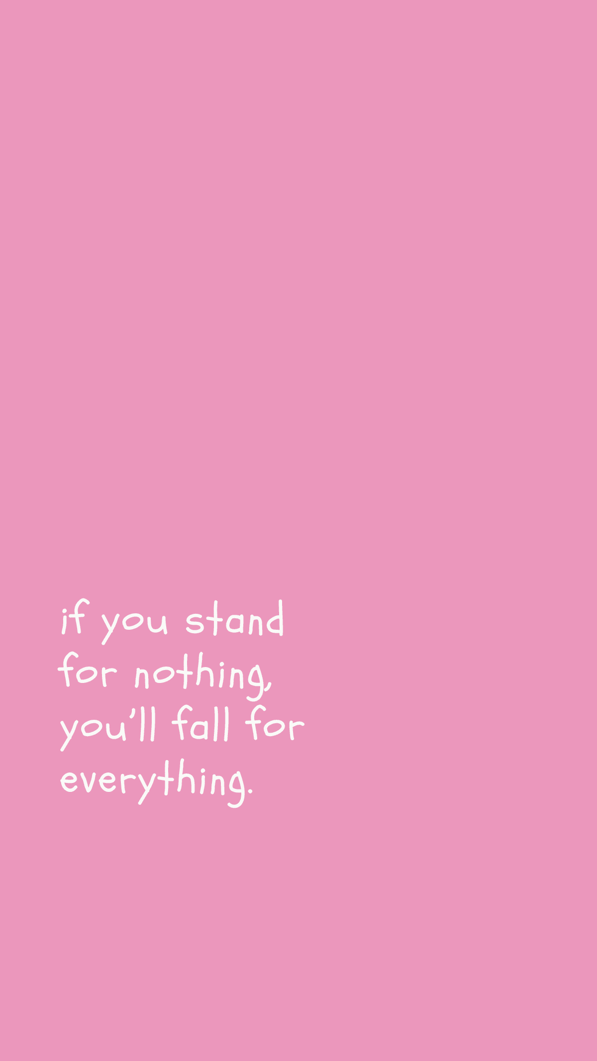 phone wallpaper -- gentle reminder