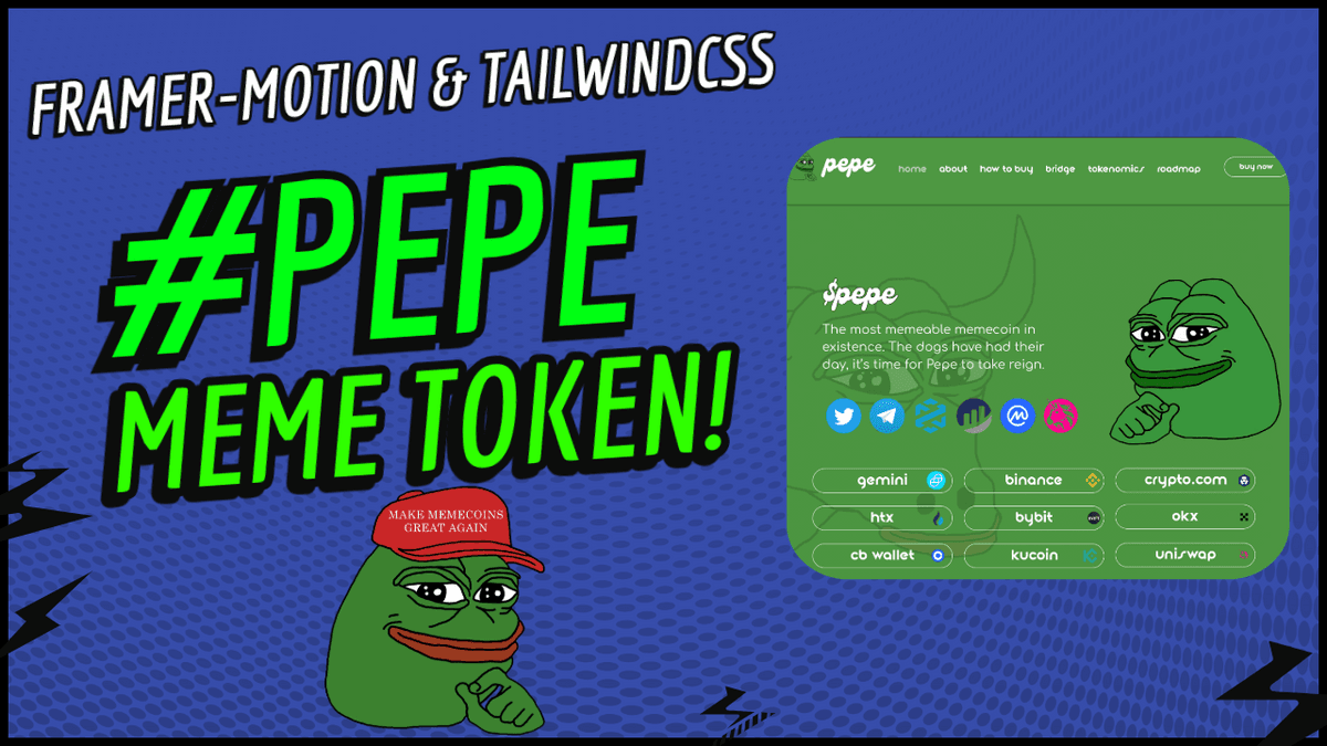$pepe meme token website clone