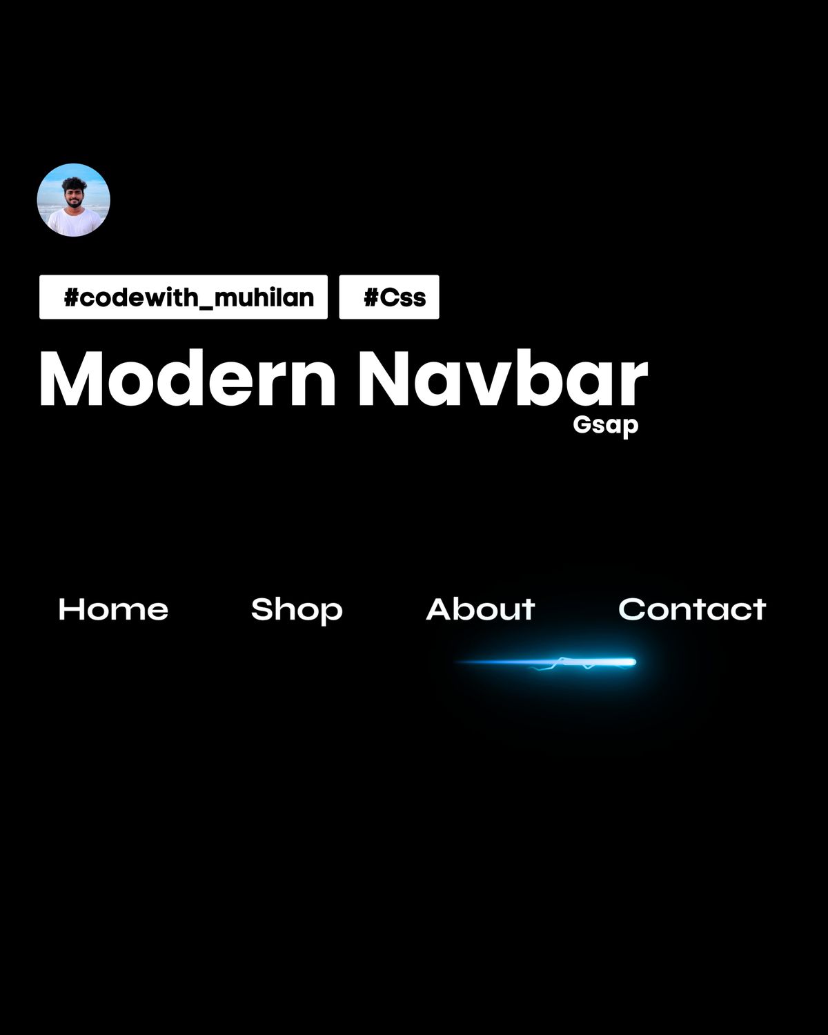 Modern Navbar (Gsap)