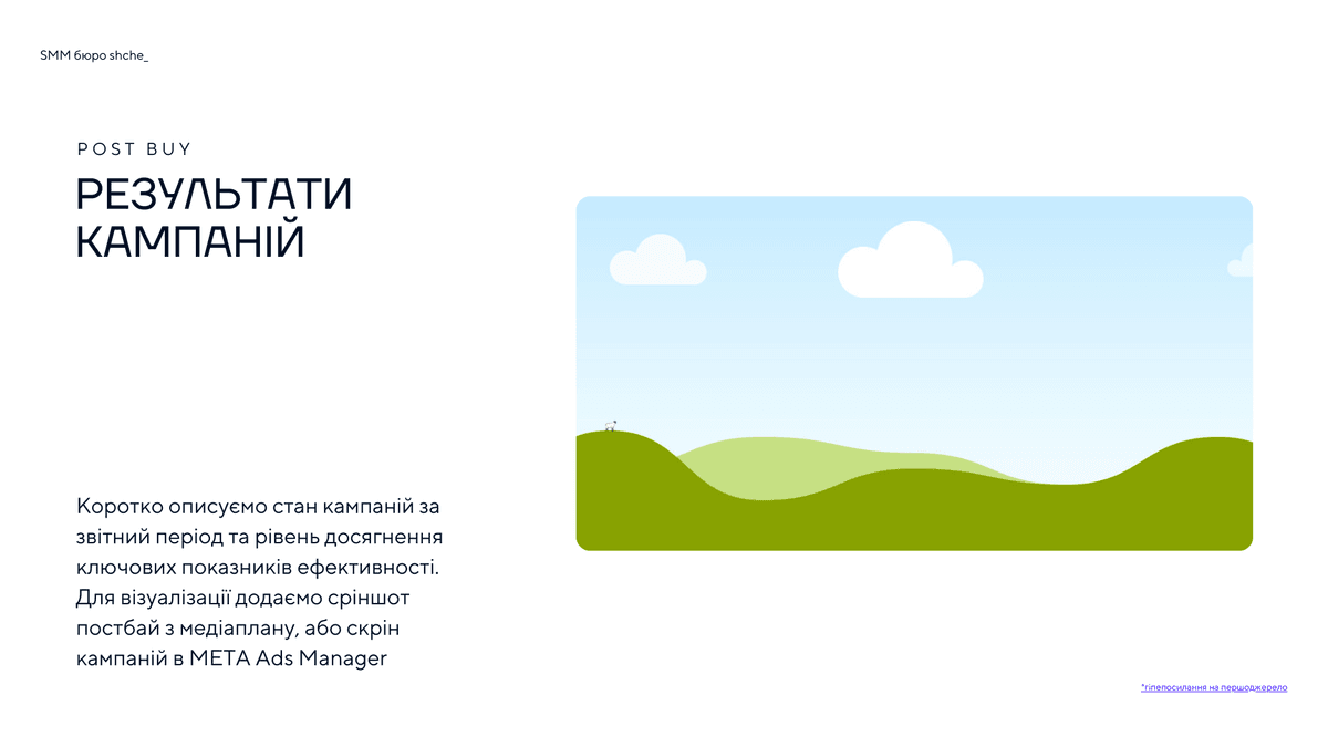 Шаблон SMM-звіту (Canva)