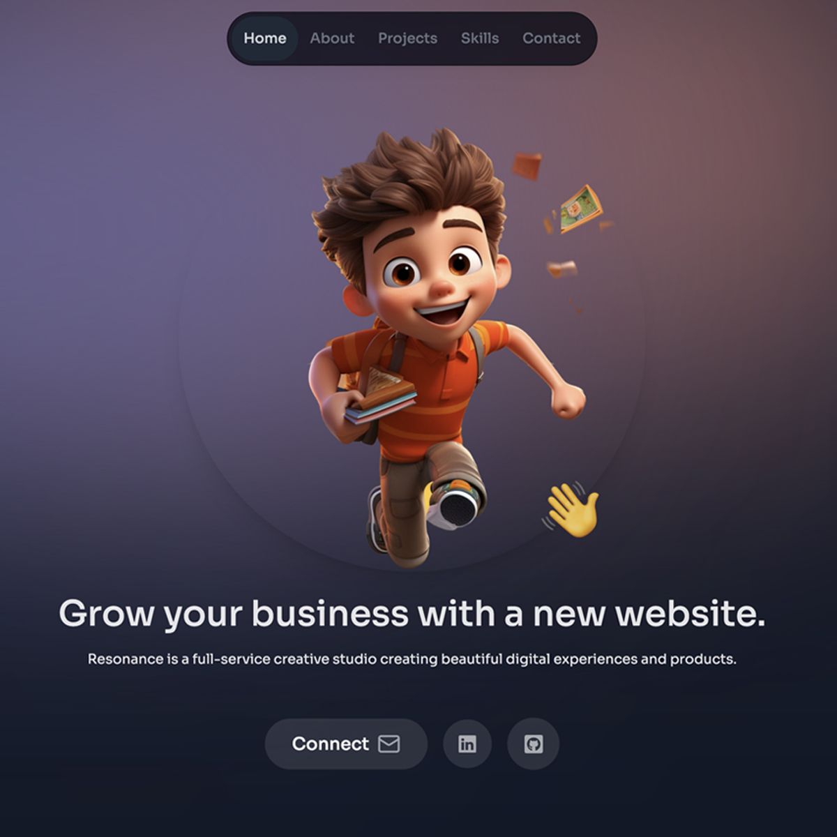 Next js 14 Personal Portfolio Website Using Framer Motion | Next js Beginner Project