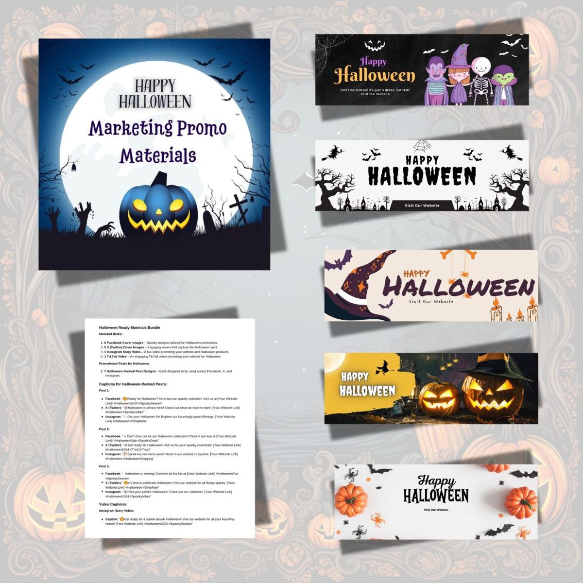🎃 Halloween Ready Materials Bundle