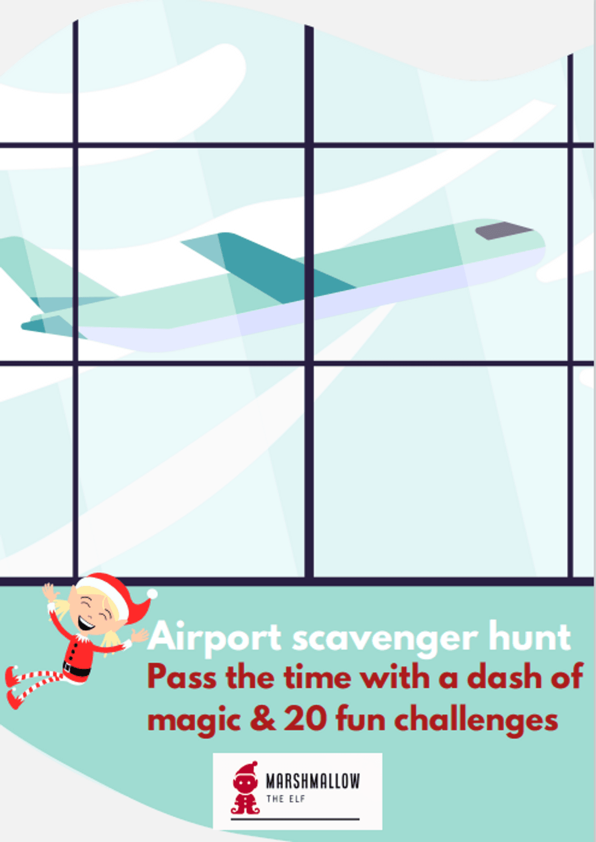 Airport scavenger hunt for kids