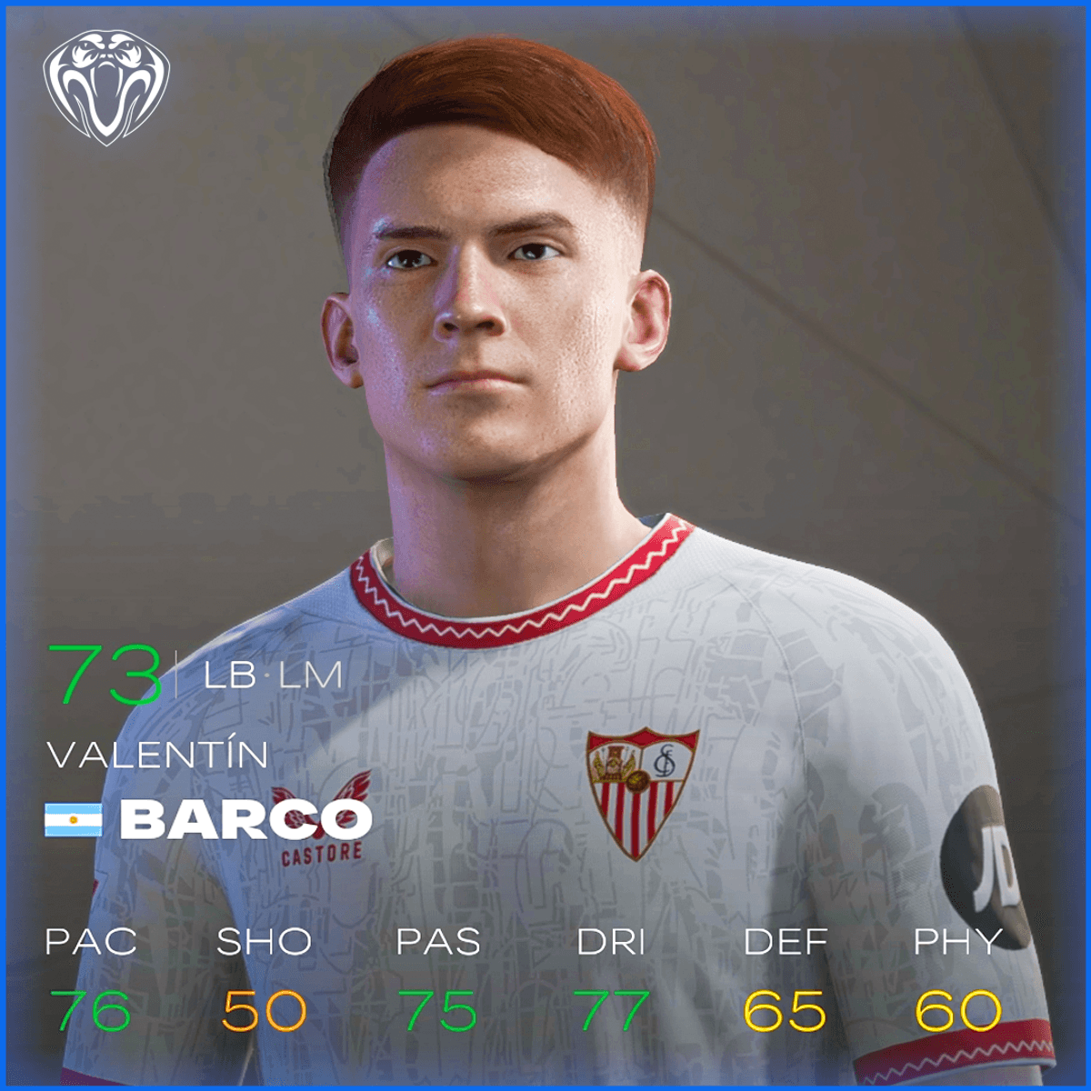 Valent&iacute;n Barco Face For FC25