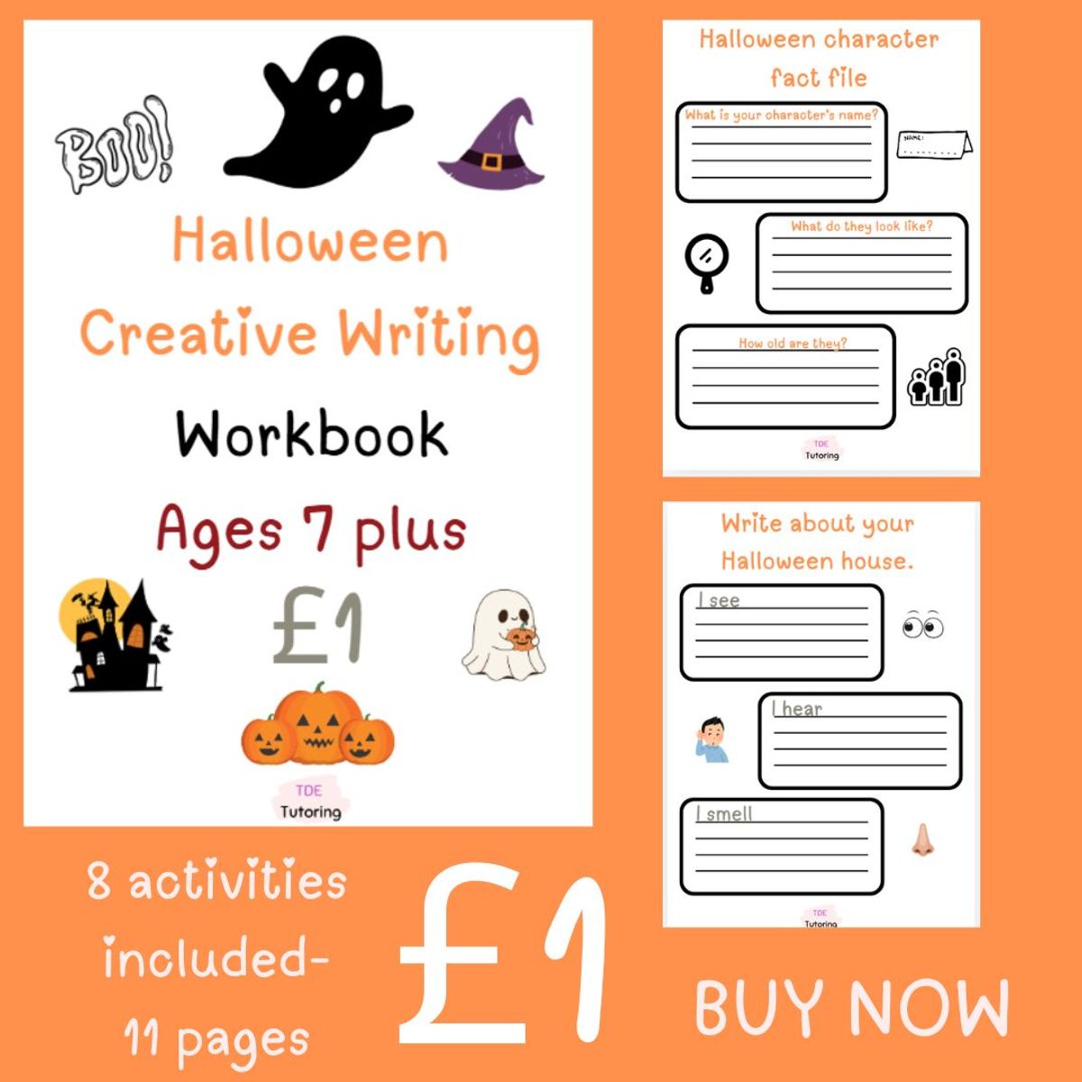 Halloween Creative Writing Pack &pound;1