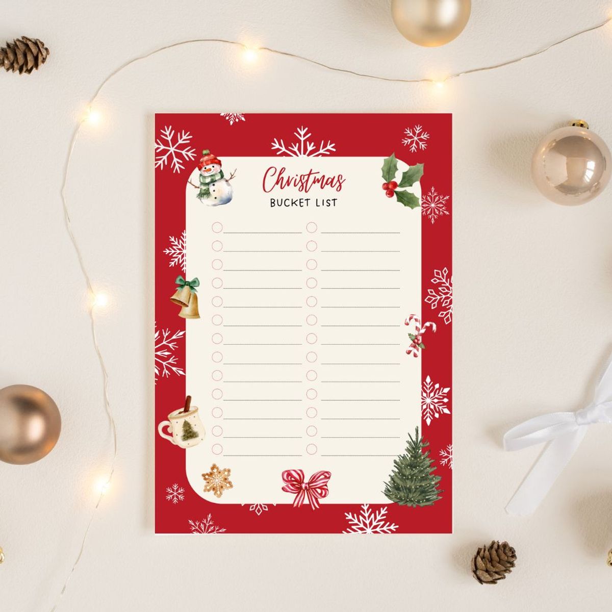 🎄 Christmas Bucket List 🎄