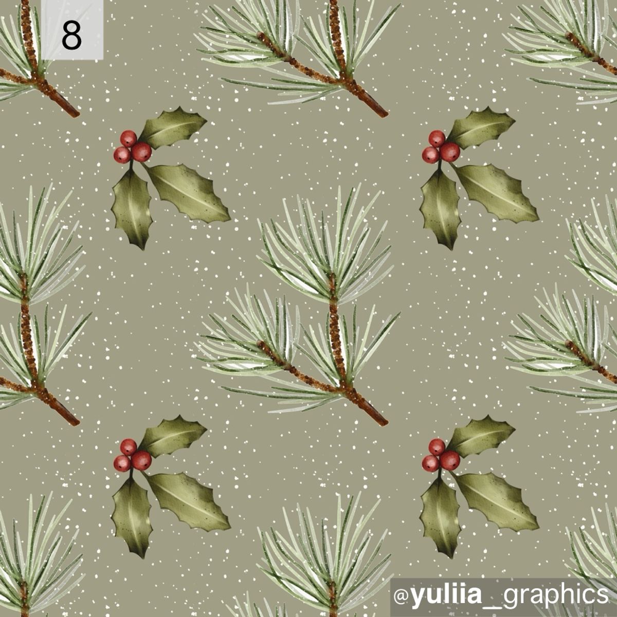 Winter Garland № 8