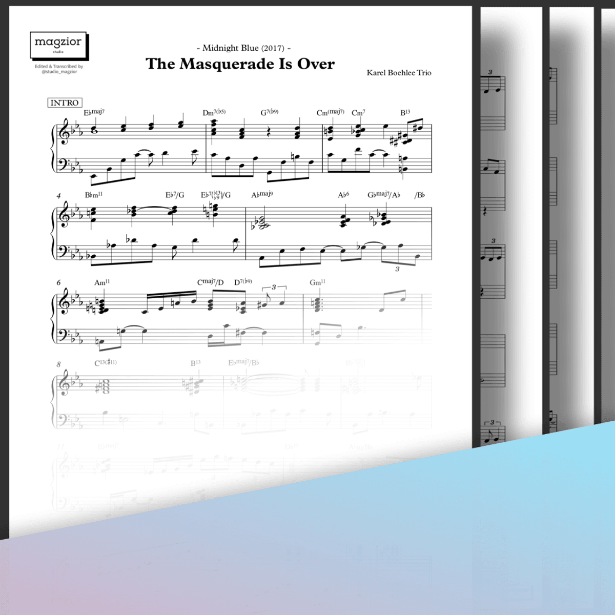 (PDF) The Masquerade Is Over - Karel Boehlee Trio [Piano Transcription Sheet]