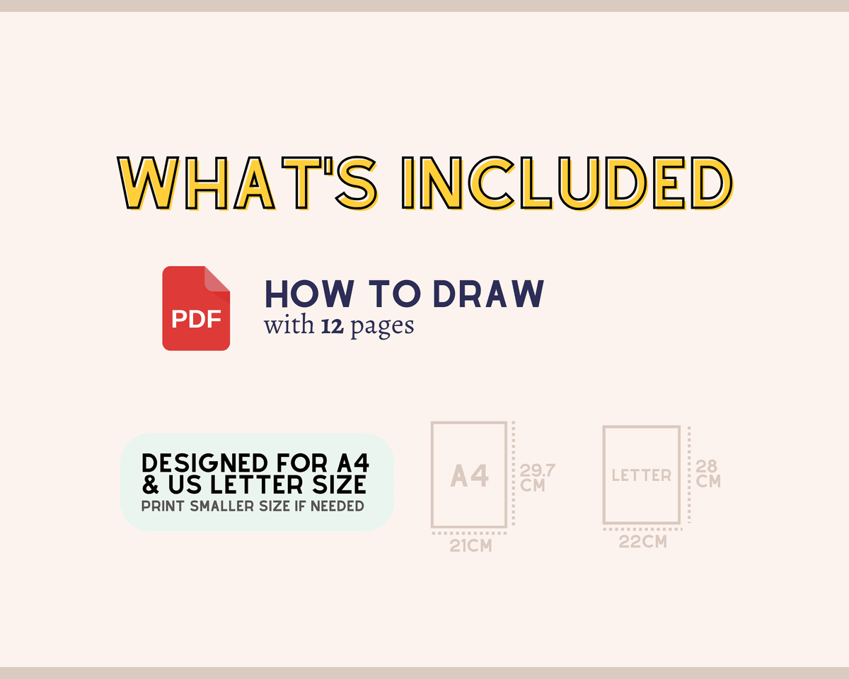 Dessert Themed: How To Draw Worksheets