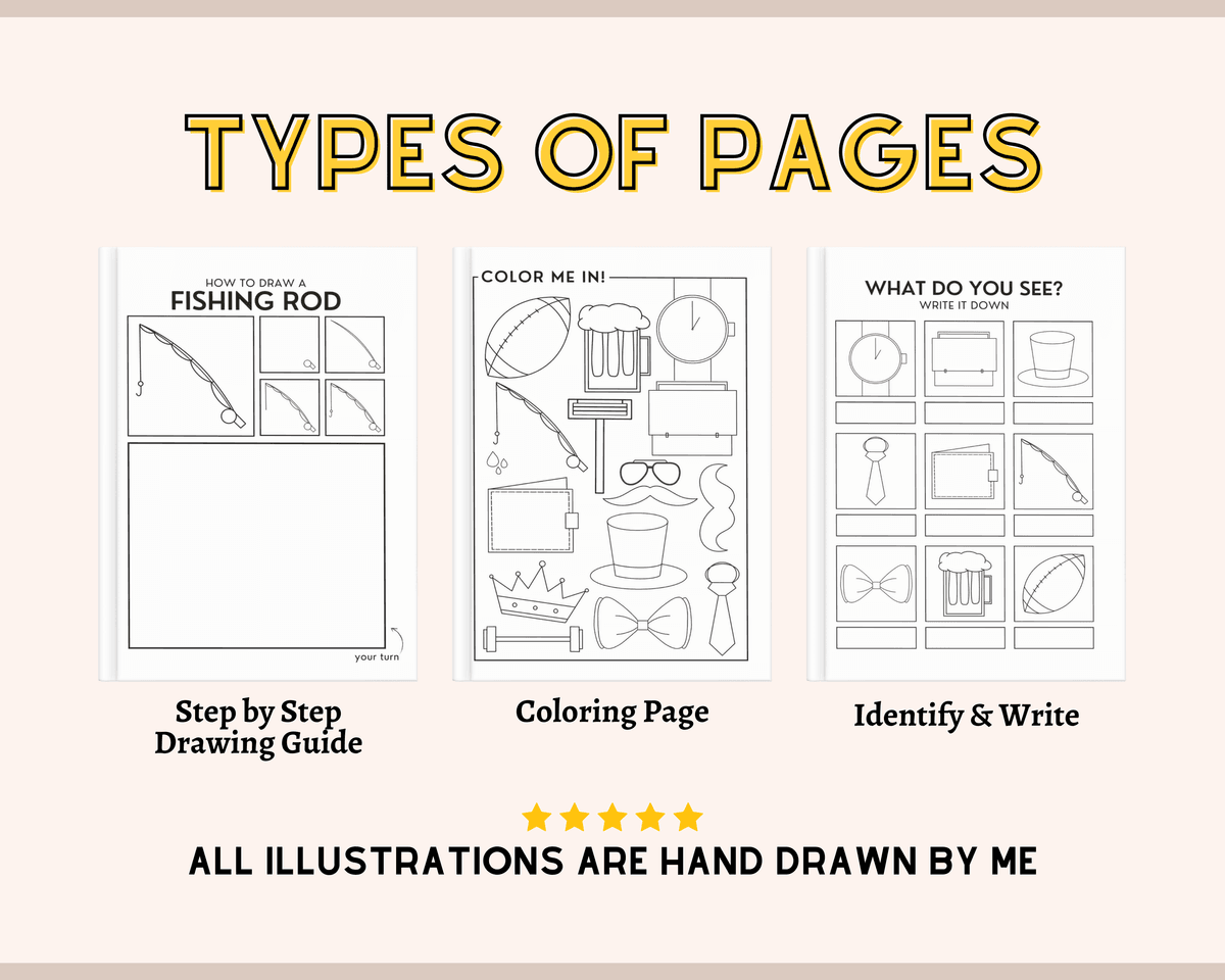 Father's Day Themed: How To Draw Worksheets