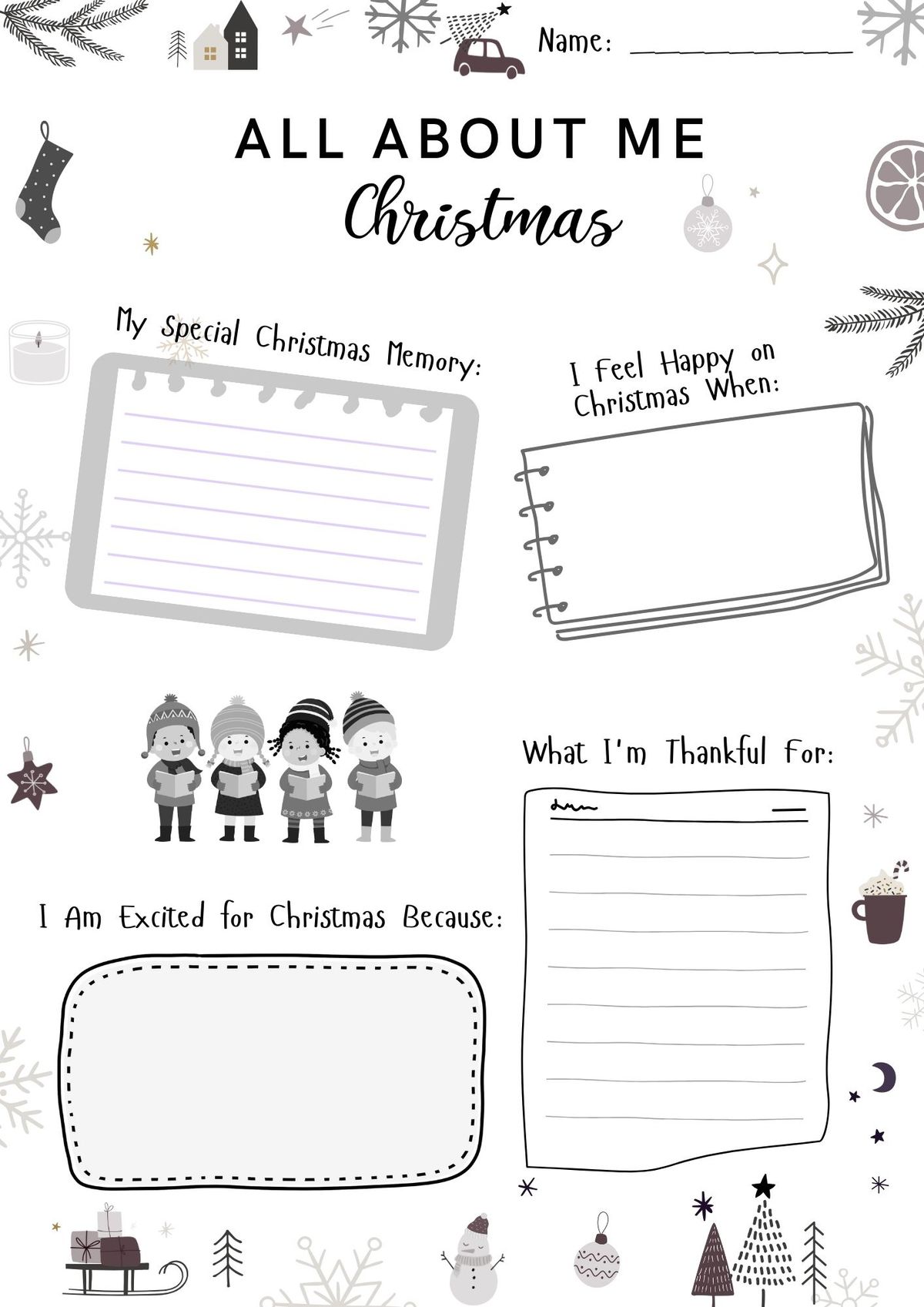 All About Me on Christmas Day - Buymeacoffee