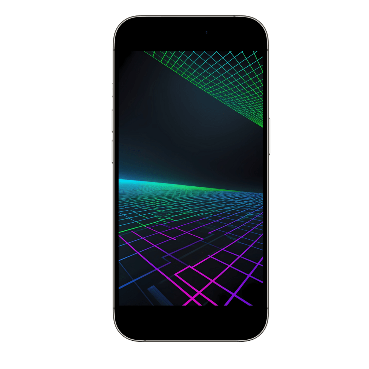 Futuristic Neon Grid