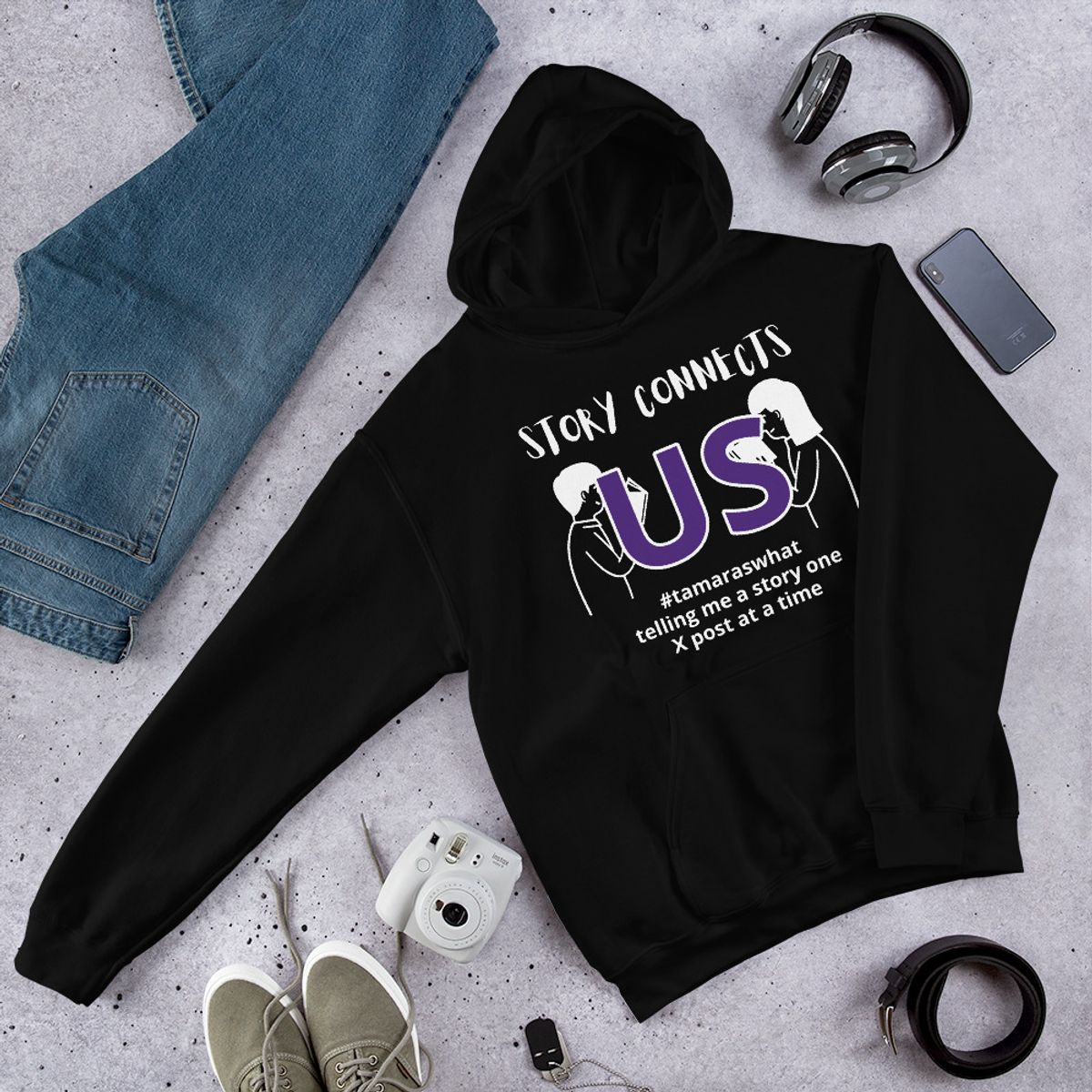 Unisex Hoodie - "Story Connects Us"
