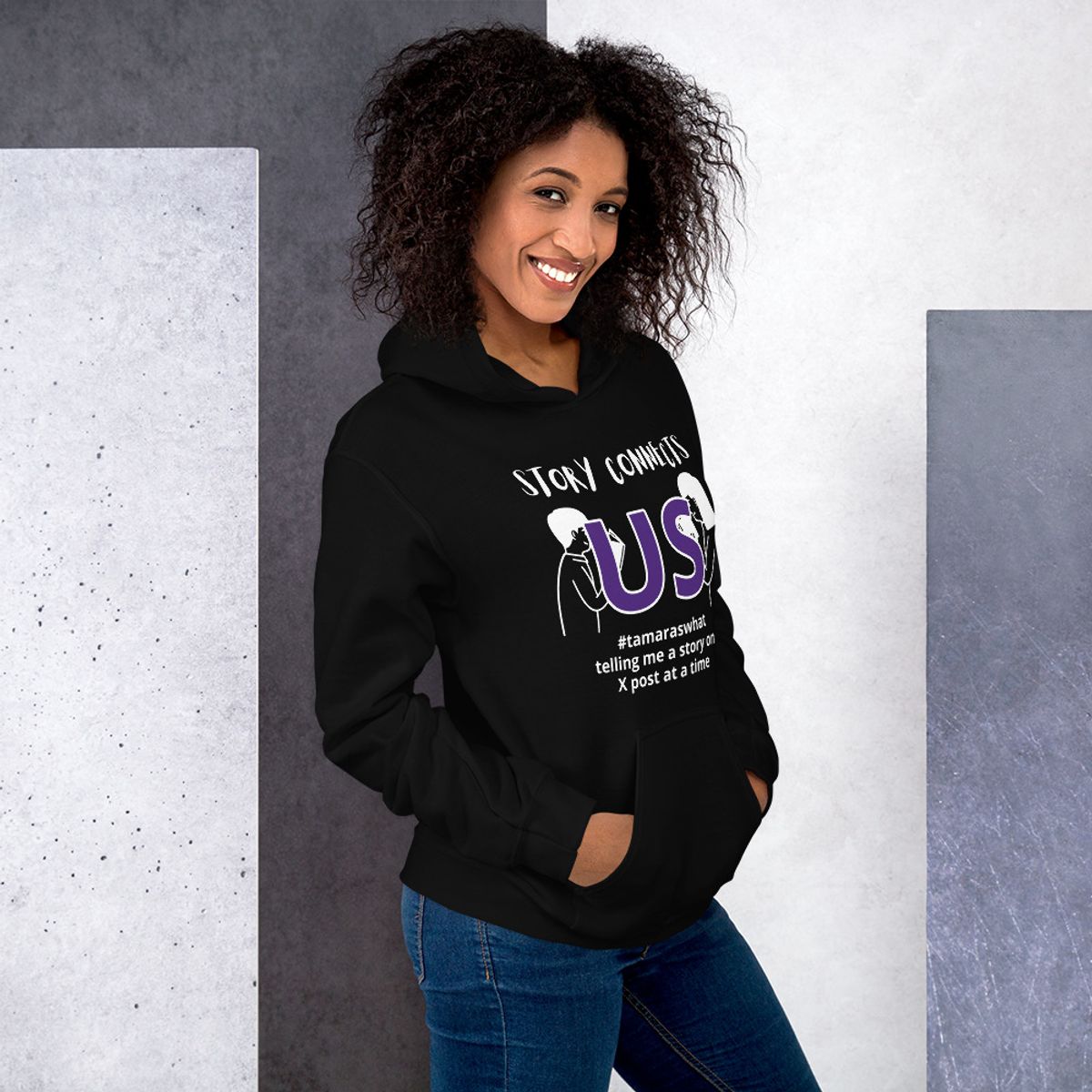 Unisex Hoodie - "Story Connects Us"