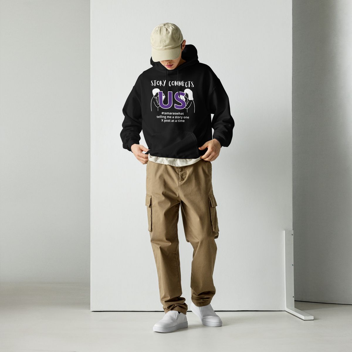 Unisex Hoodie - "Story Connects Us"