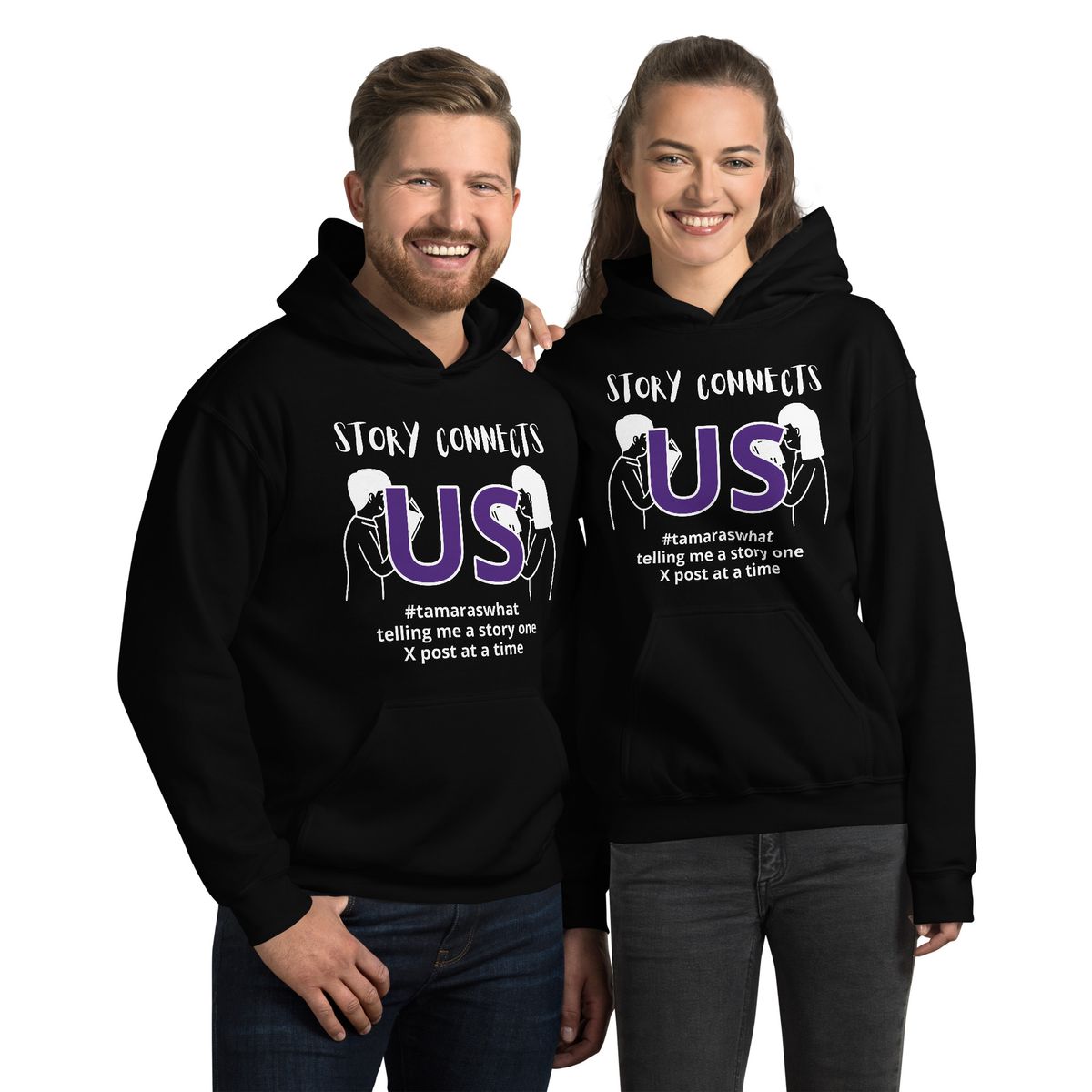 Unisex Hoodie - "Story Connects Us"