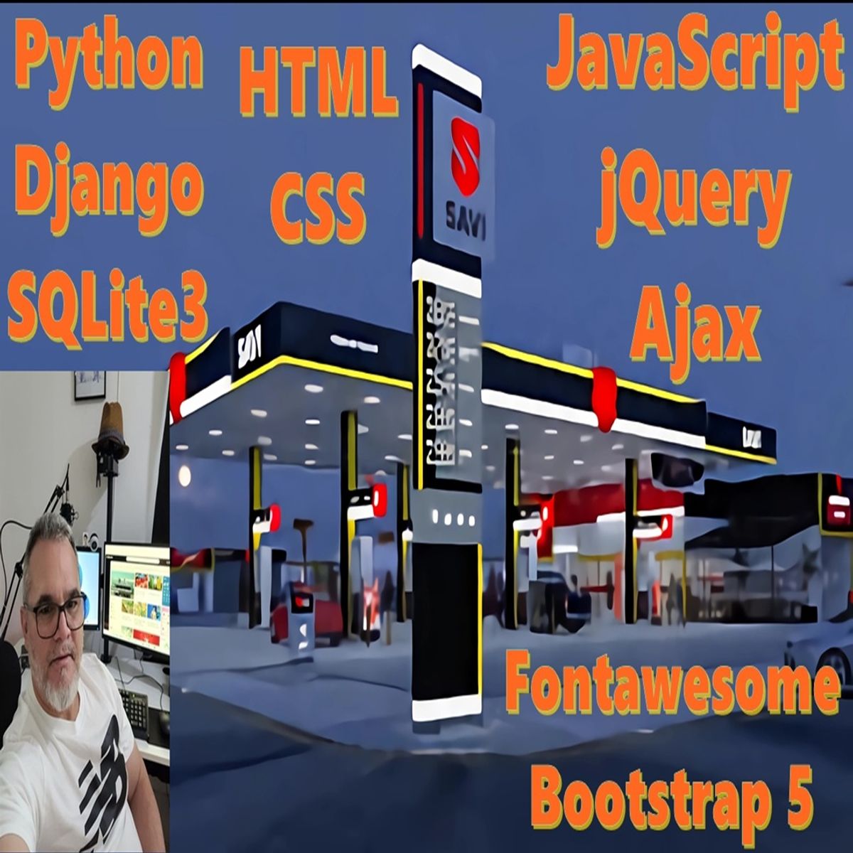 Como Criar um Sistema de Inventario POSTO DE COMBUSTIVEL  com Django, Python, SQLite3 e Bootstrap | Tutorial