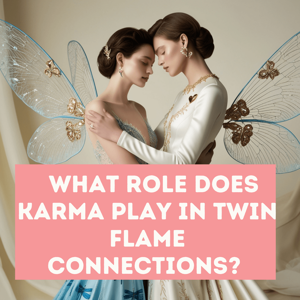 What role does karma play in twin flame connections?