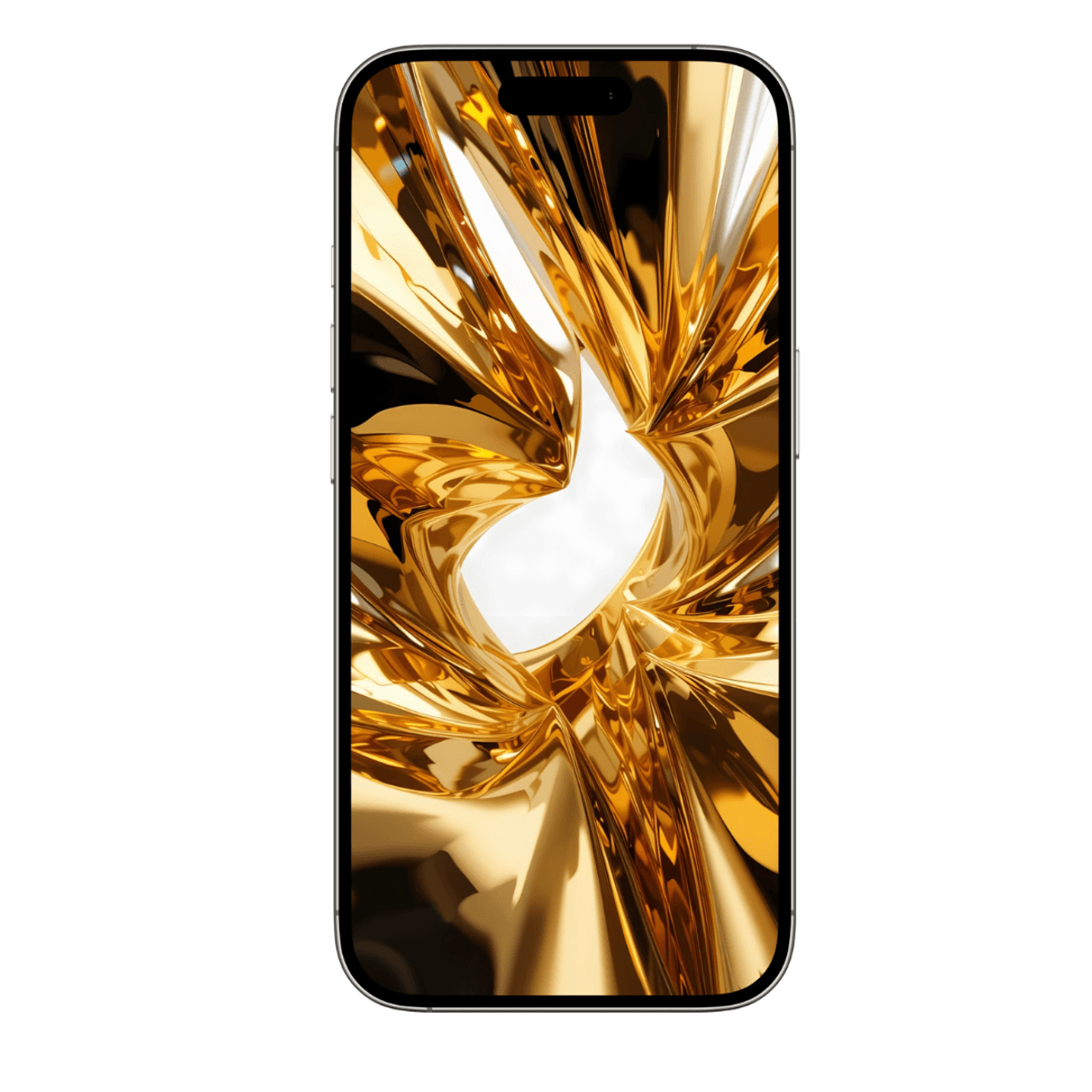Golden Metallic Sculpture
