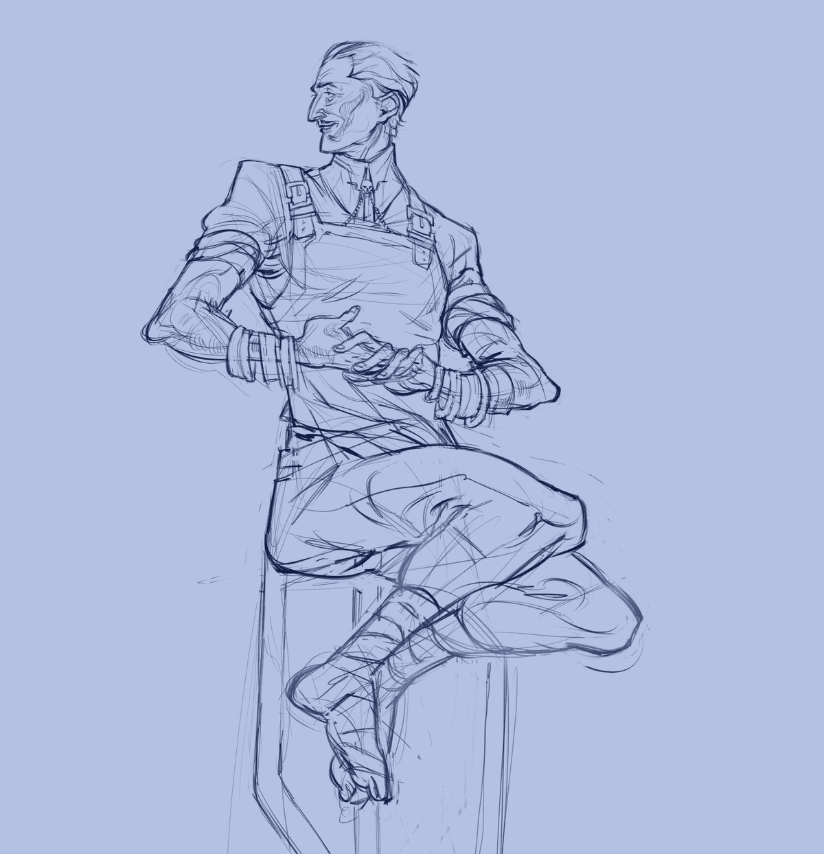 Full body sketch