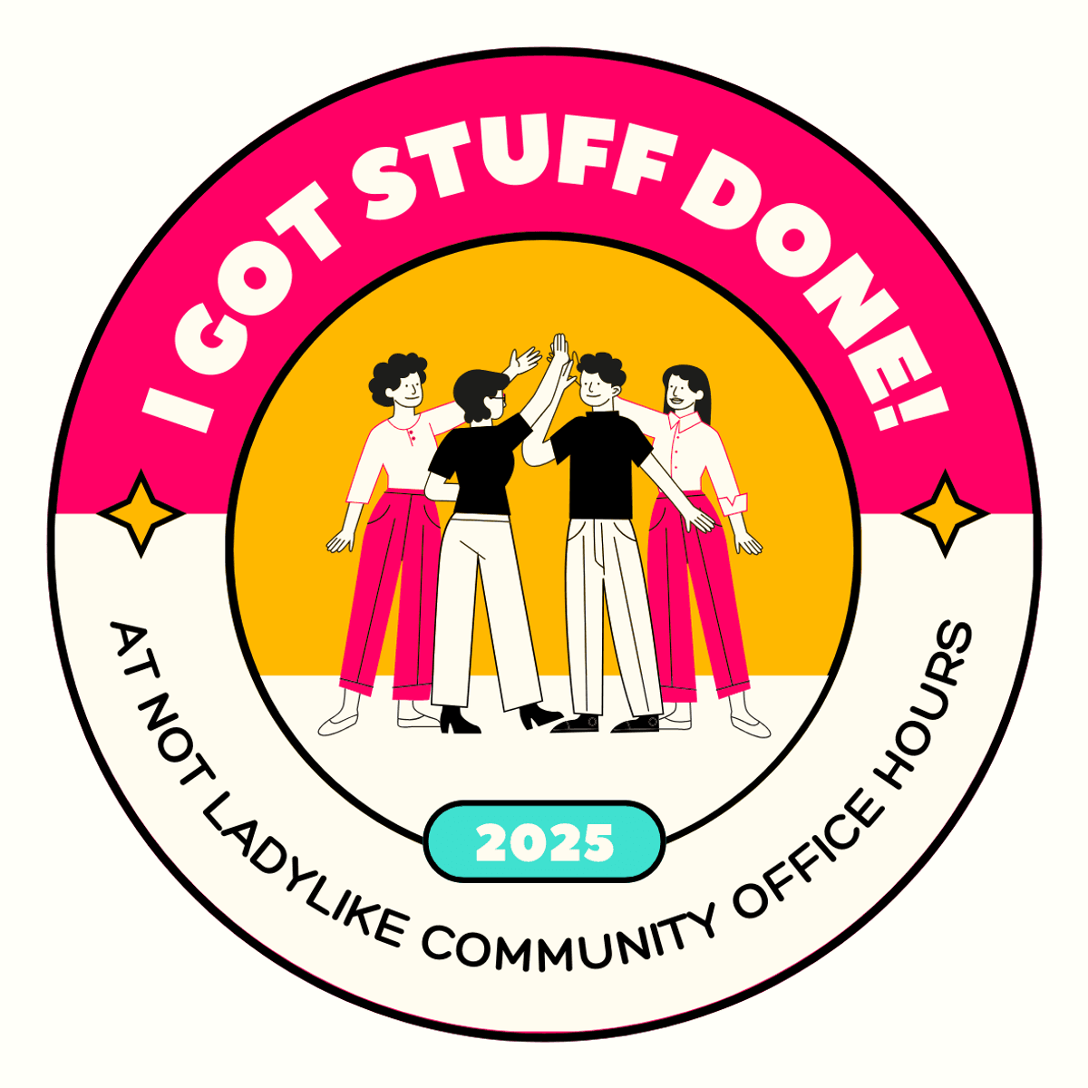 Not Ladylike Sticker Pack