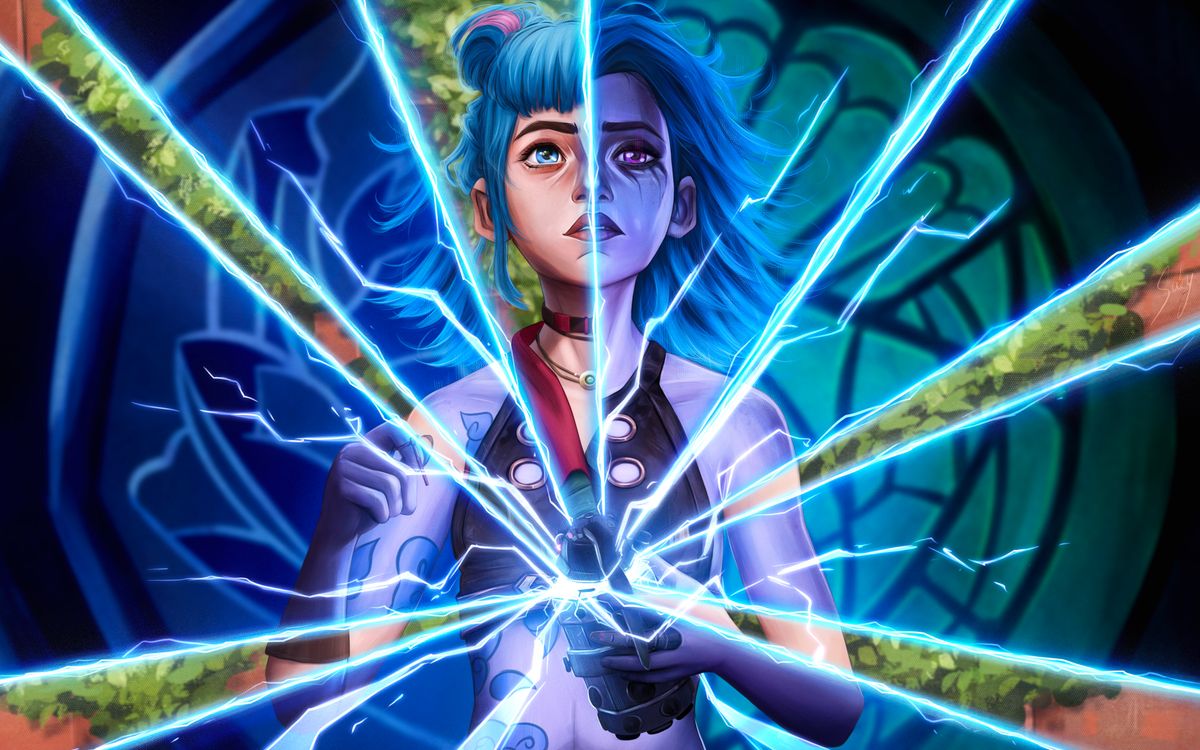Wallpaper Jinx 01 - 4K resolution - Buymeacoffee
