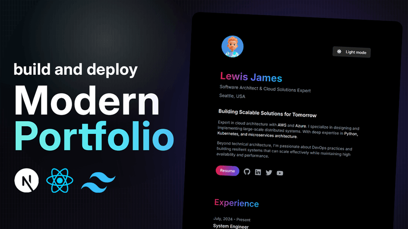Modern Responsive Portfolio Website using HTML & CSS & JavaScript ...