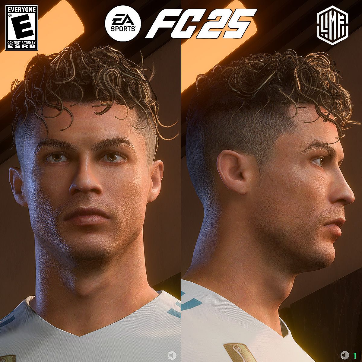 [FC25]CR7 2018 UCL FINAL NOODLE HAIR FOR FC 25 V4..