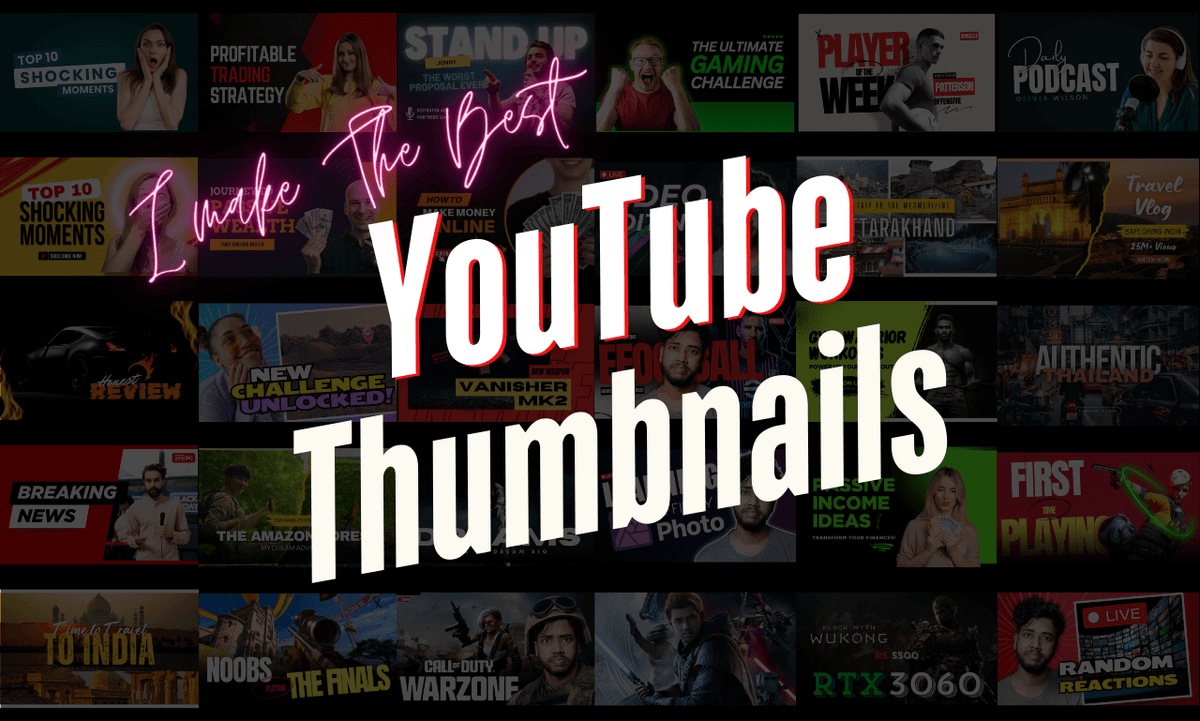 YouTube Thumbnail Templates