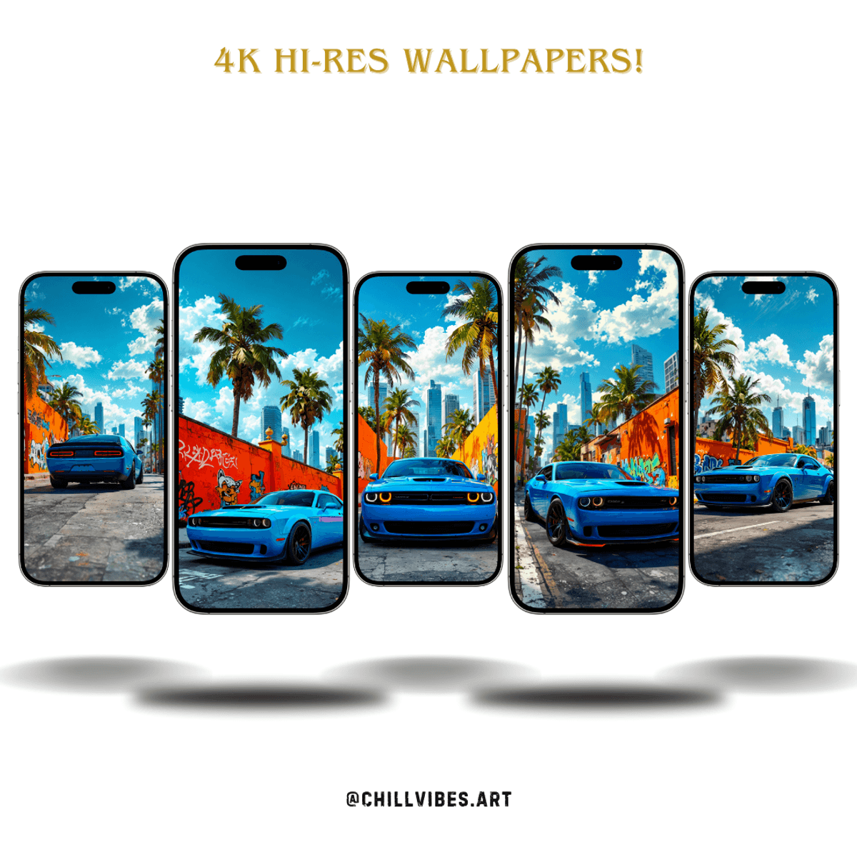 Dodge Challenger 4K Wallpapers (Pack of 5) ✨