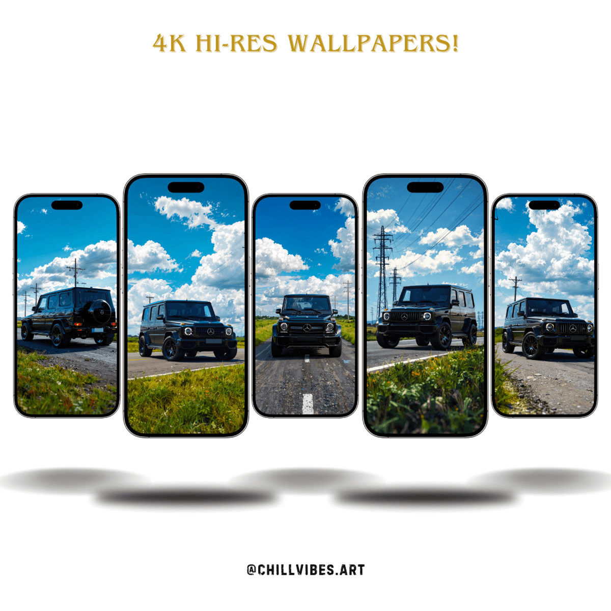 Mercedes G-Class 4K Wallpapers (Pack of 5) ✨