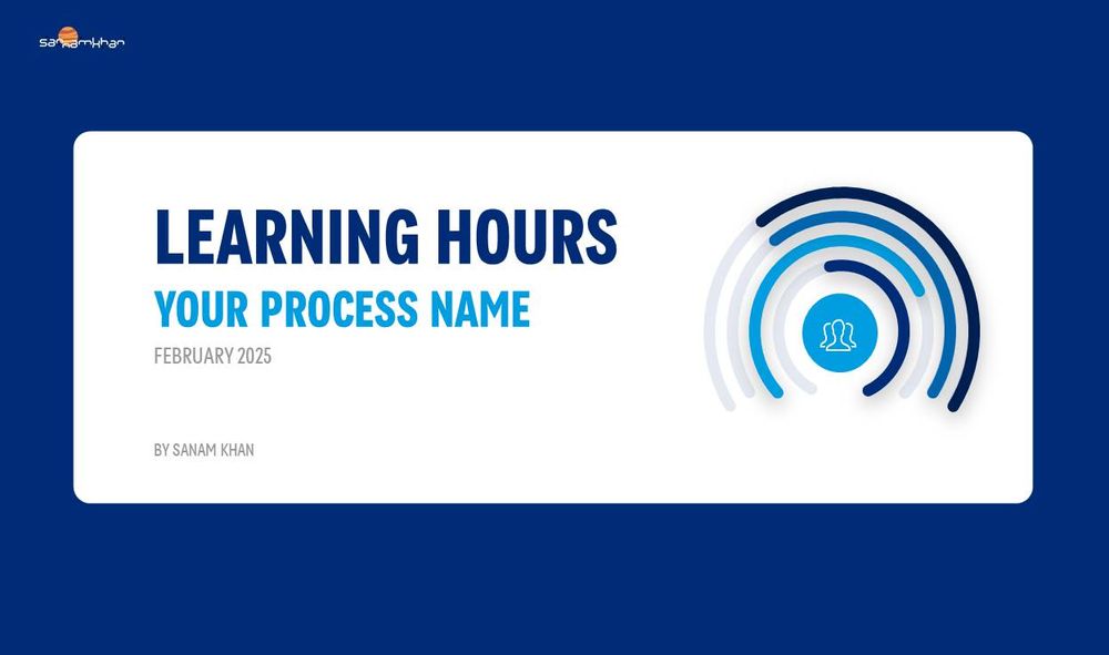 Learning hours Dashboard (PowerPoint Presentation)