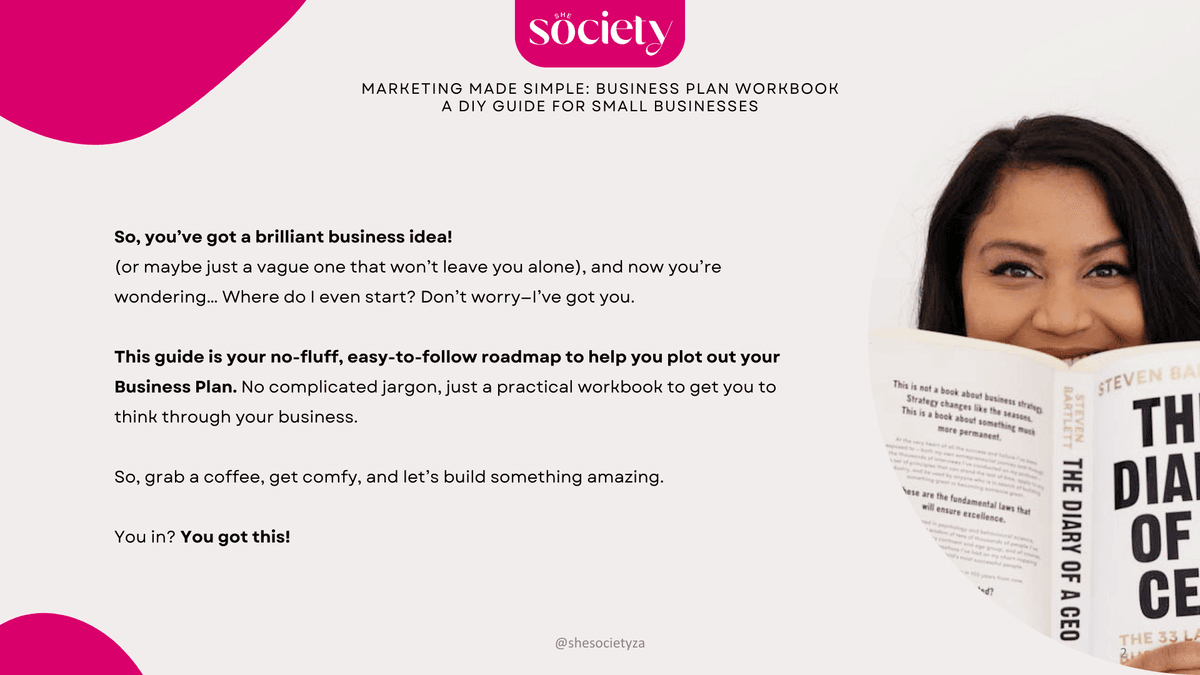 FREE Business Plan Workbook (A DIY Guide for Small Businesses)