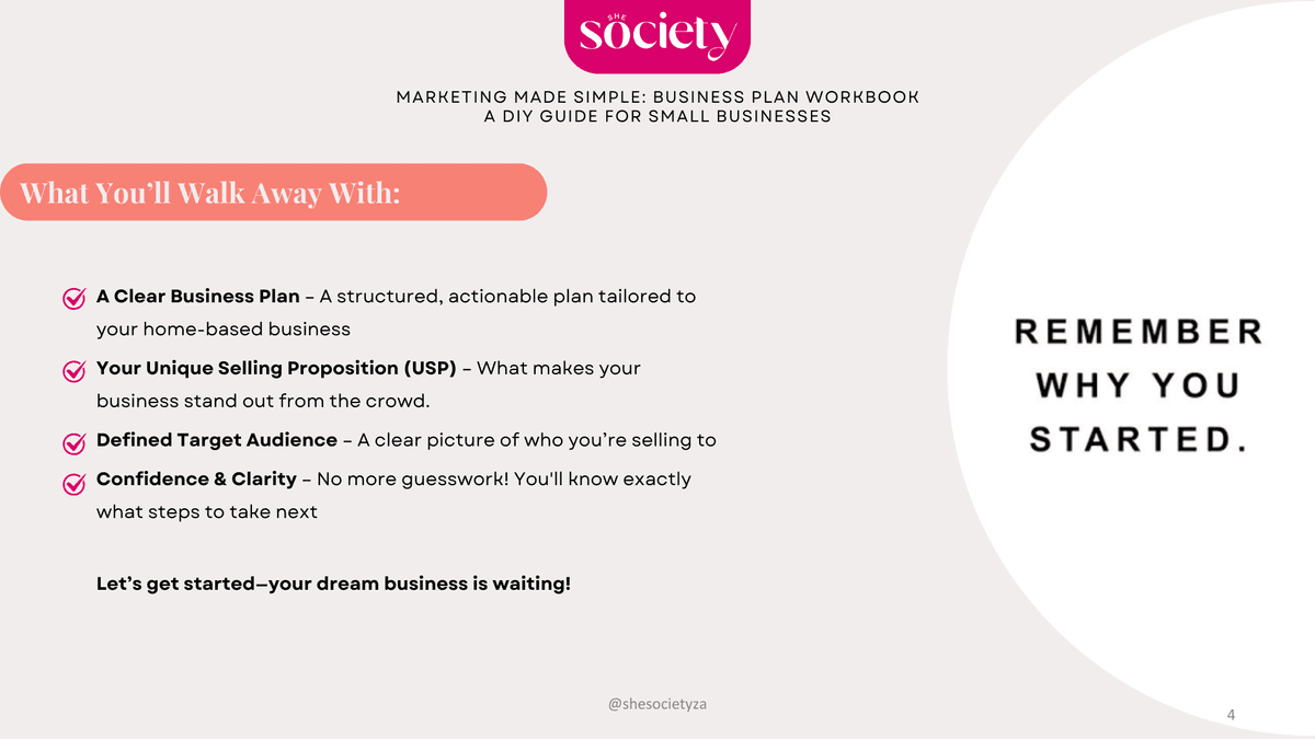 FREE Business Plan Workbook (A DIY Guide for Small Businesses)