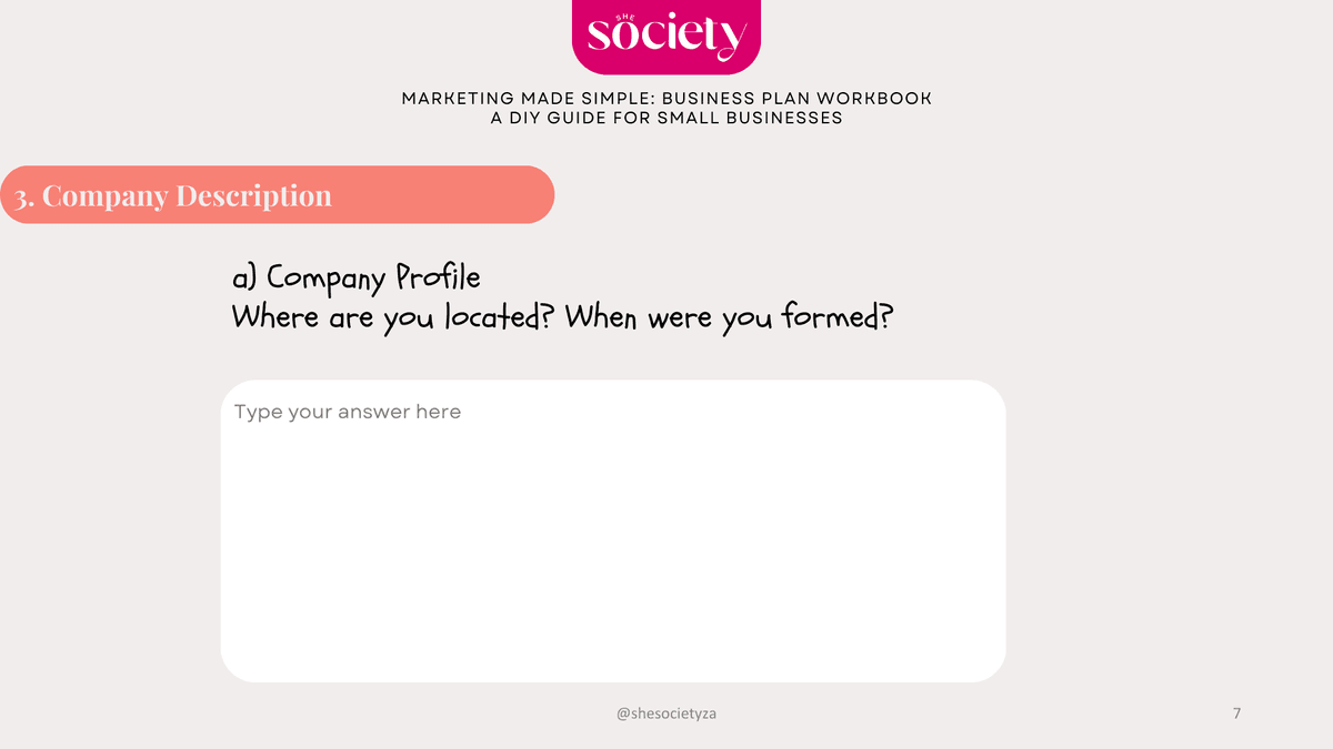 FREE Business Plan Workbook (A DIY Guide for Small Businesses)