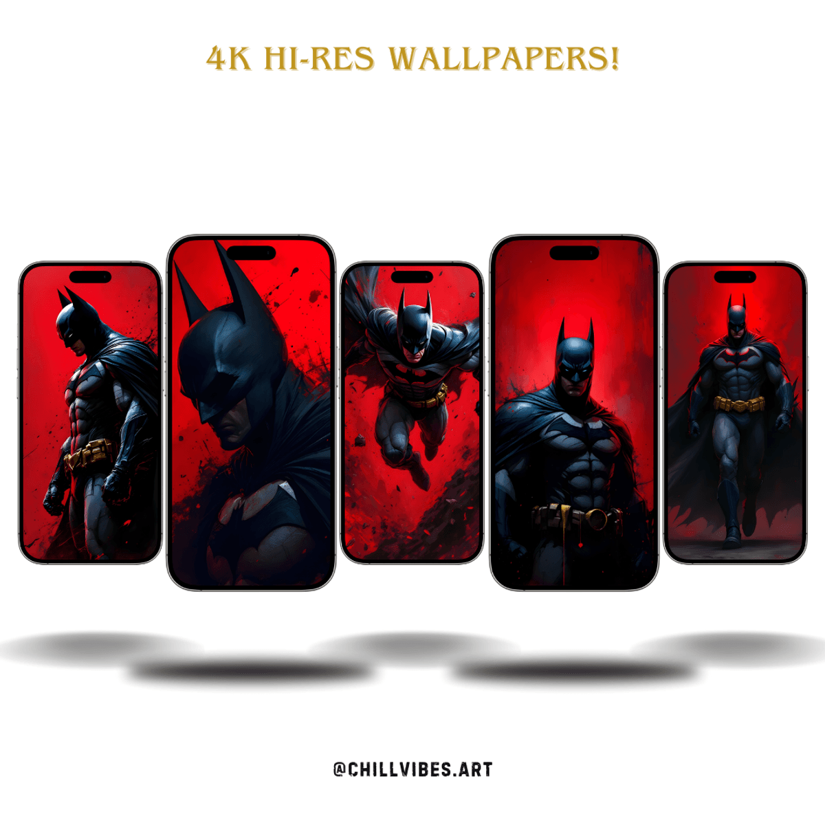 Batman 4K Wallpapers (Pack of 5) ✨