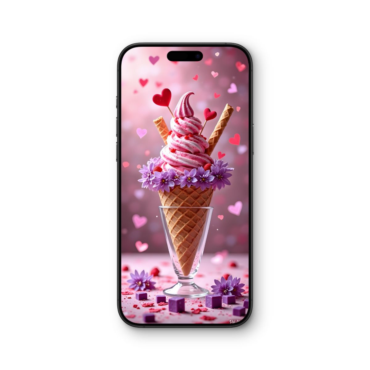 Valentine's Ice Cream Cone