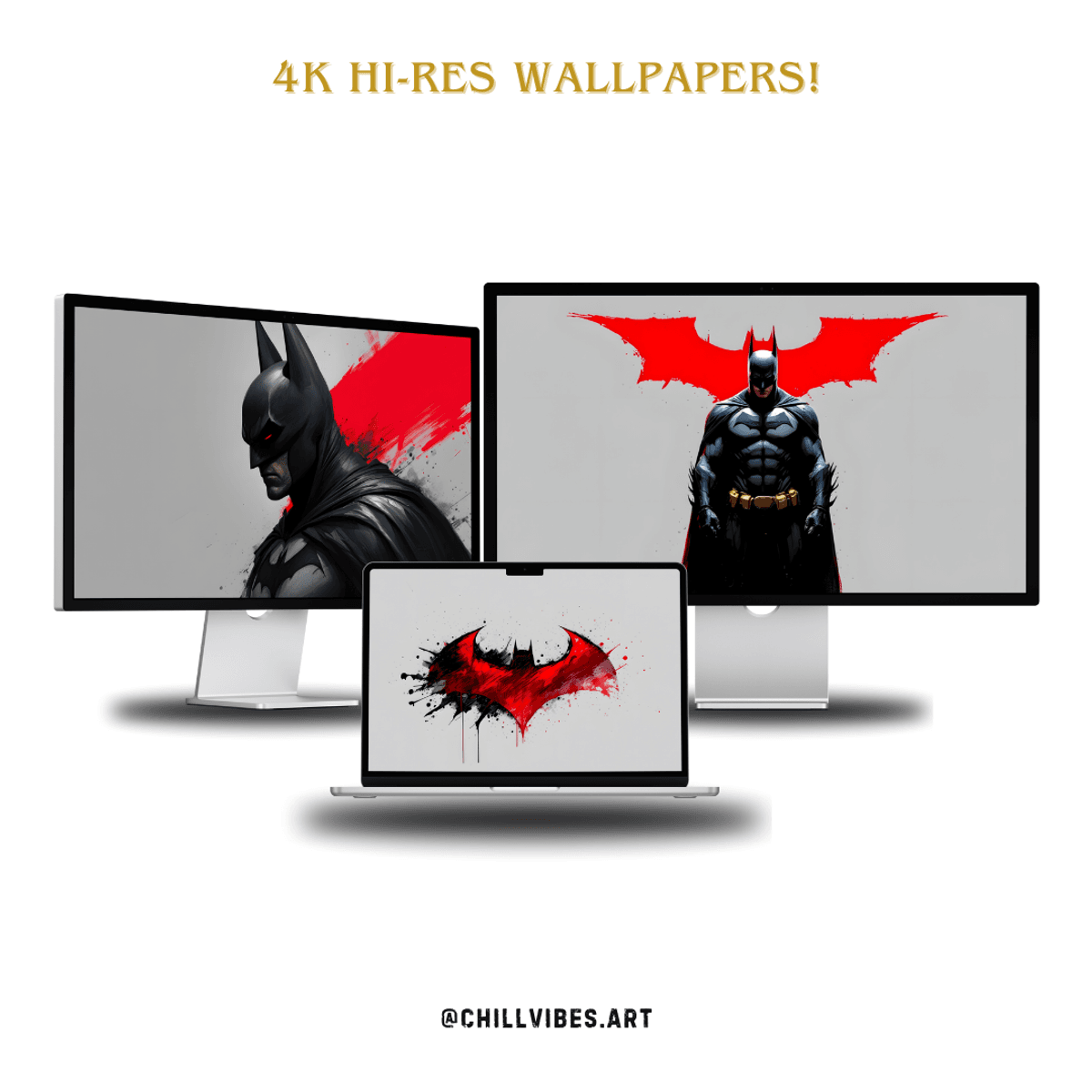 Batman 4K Wallpapers (Pack of 5) ✨