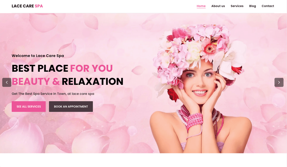 🌿 Luxury Spa & Massage Website Template | Next.js & React | Ready to Launch!