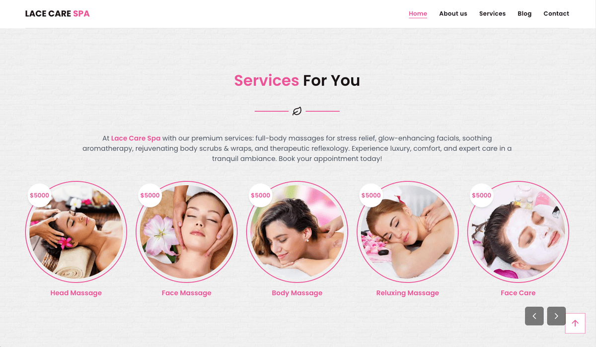 🌿 Luxury Spa & Massage Website Template | Next.js & React | Ready to Launch!
