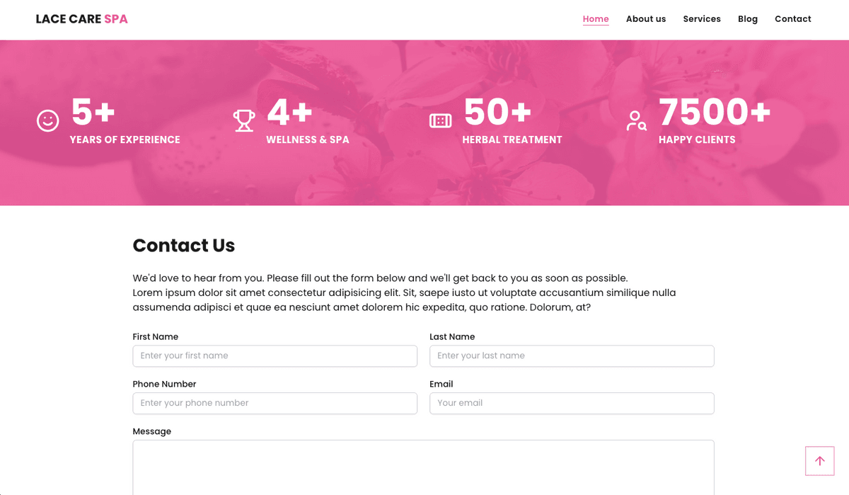 🌿 Luxury Spa & Massage Website Template | Next.js & React | Ready to Launch!