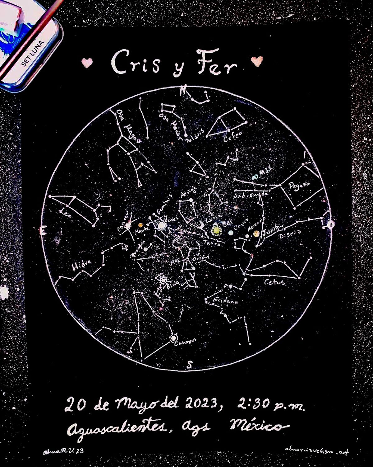 Mapa Celeste Personalizado