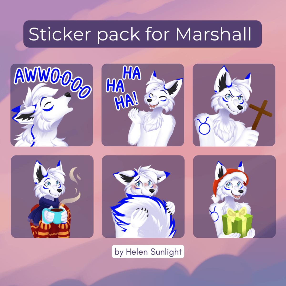 5 Custom stickers + 1 bonus sticker