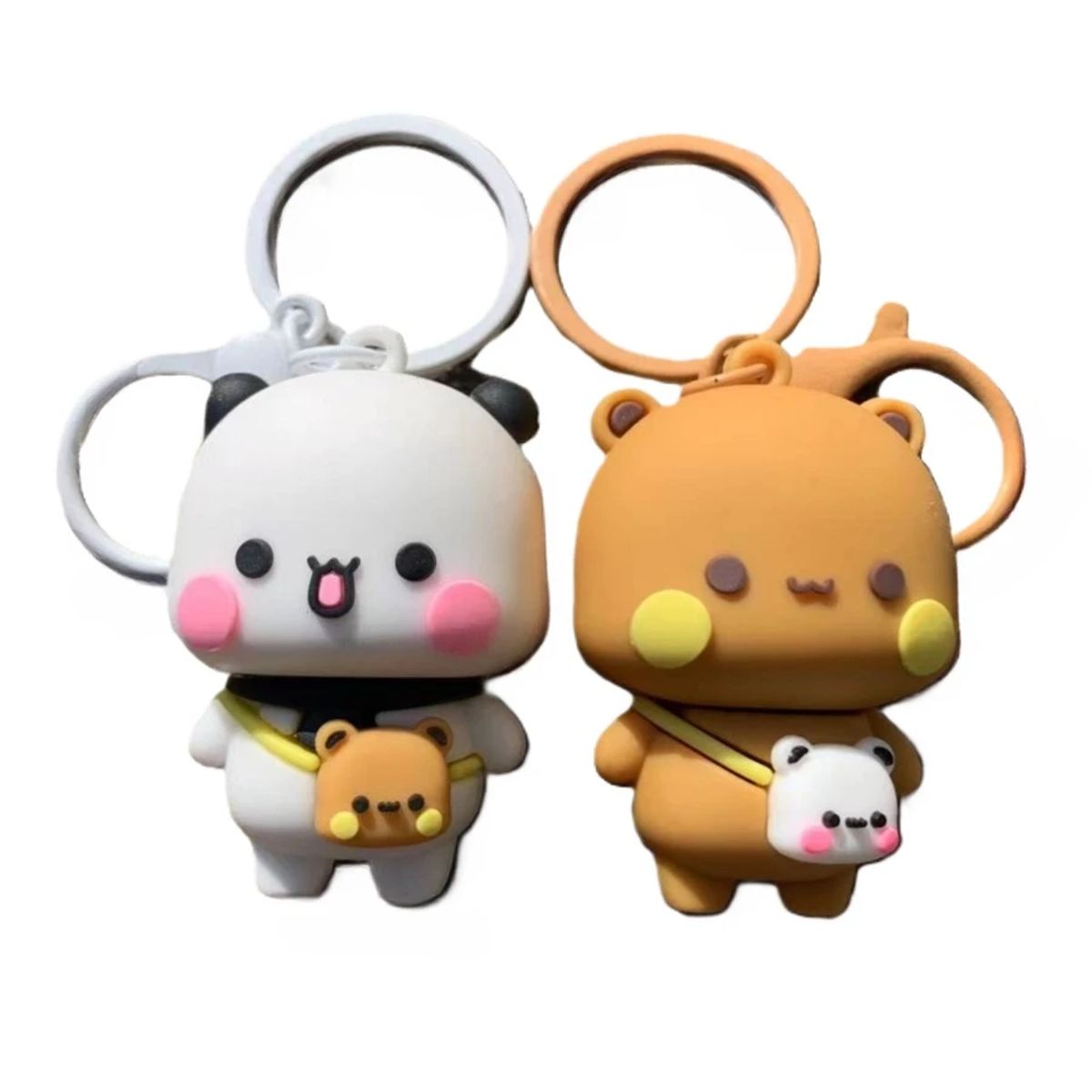 Yier Panda KeyChain Kawaii Bubu Dudu Doll Anime Figure