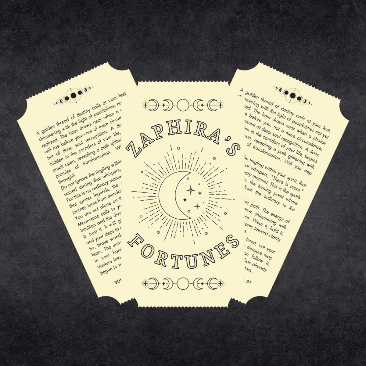 Zafira's Fortune Ticket #4