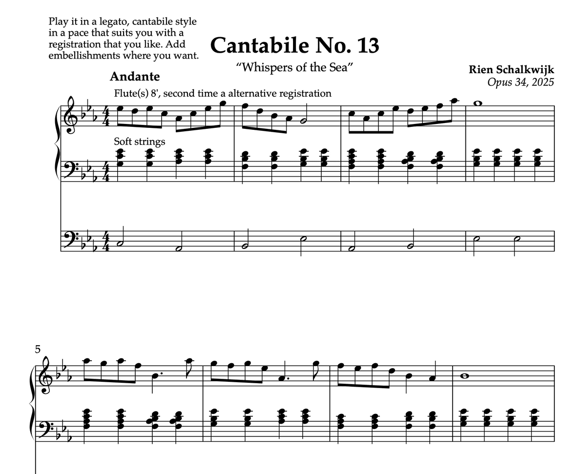 Cantabile No. 13