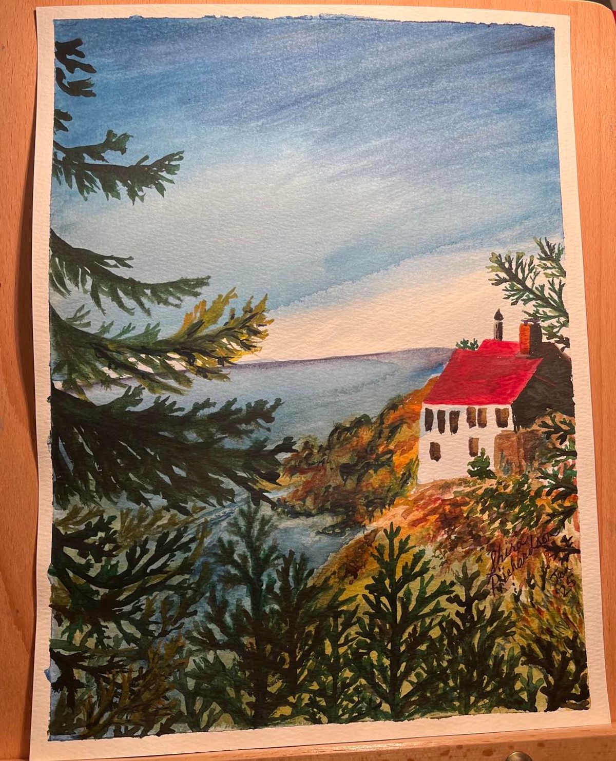 Watercolor Lesson via  Zoom - Basic skills to paint for enjoyment