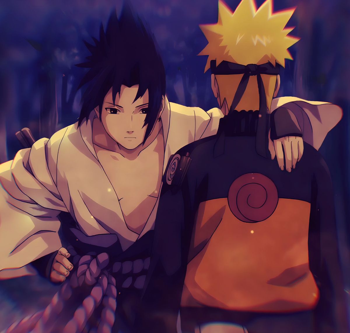 Naruto x Sasuke - 4K Live Wallpape, image size:1200x1141